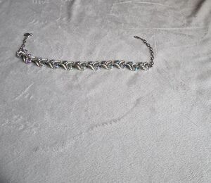 Elegant Silver and Blue Women's Necklace